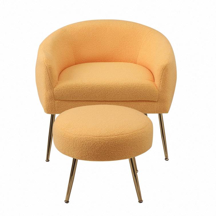 Plush velvet 2024 armchair